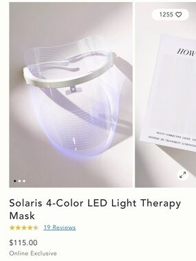 SLNY How To Glow LED Light Therapy System - White